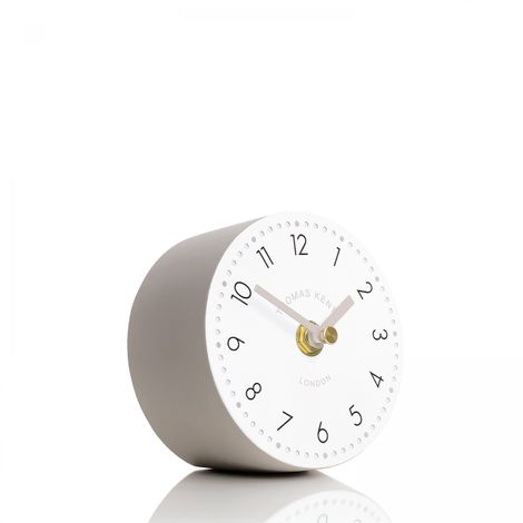 Thomas Kent 4" Tumbler Mantel Clock, Salt