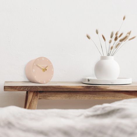 Thomas Kent 4'' Portobello Mantel Clock, Rose