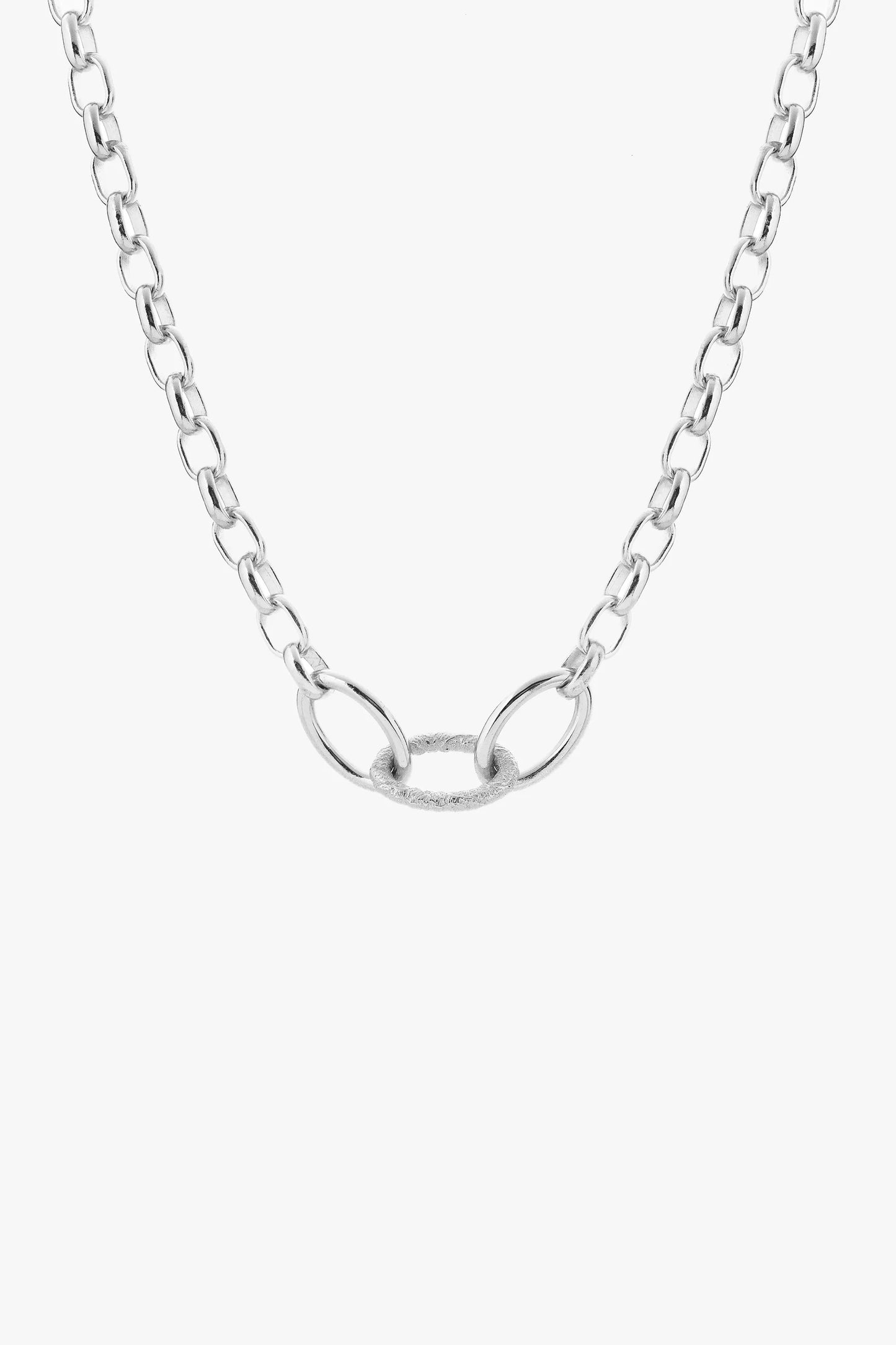 Behold Necklace Silver