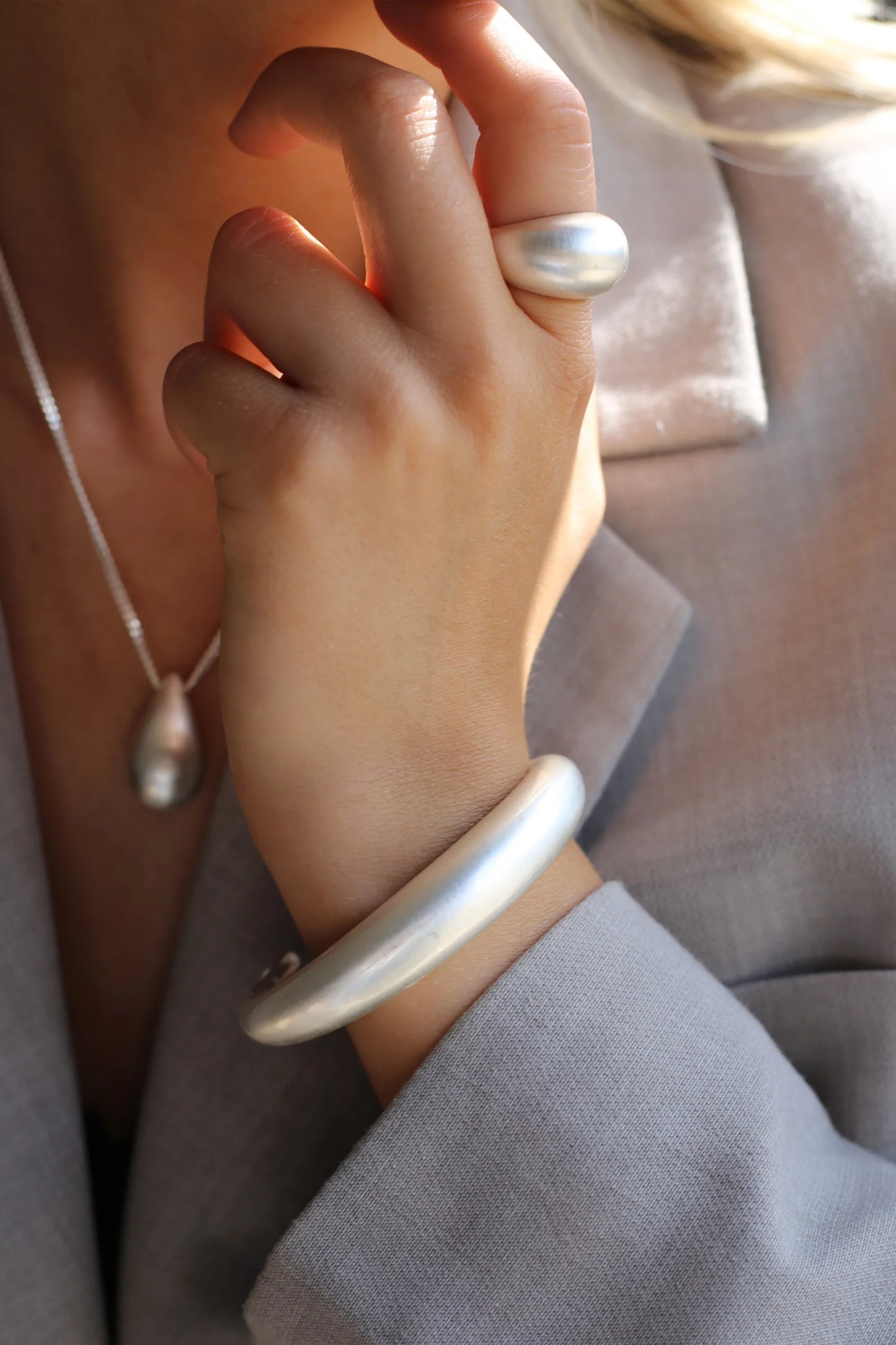 Hush Bangle Silver