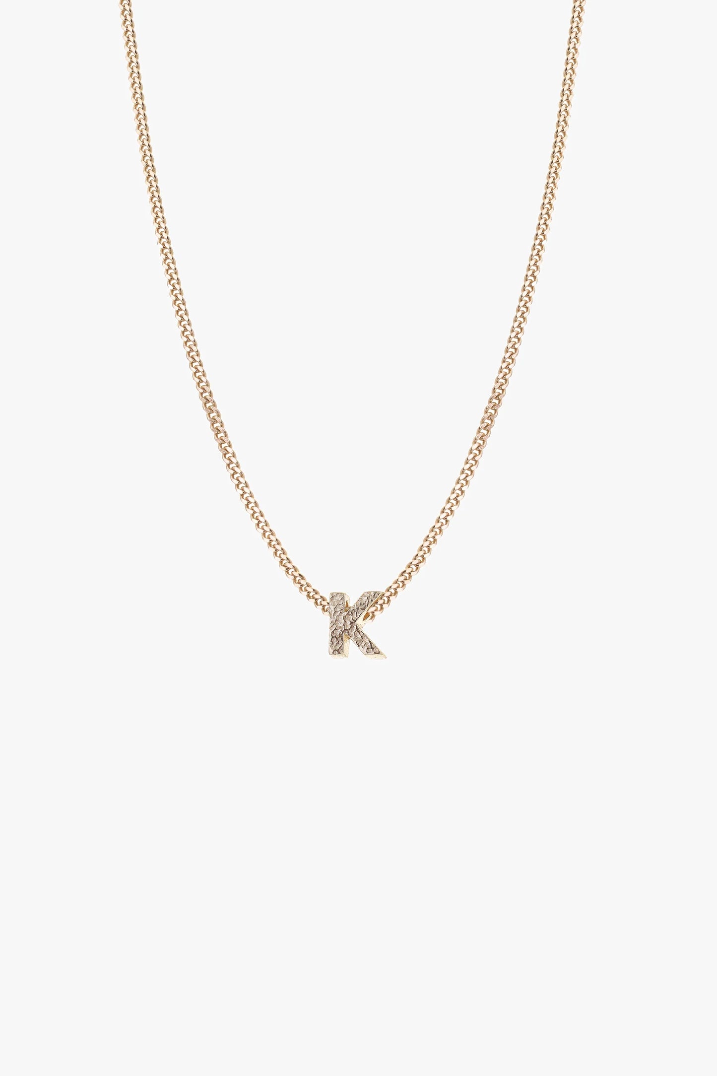 Alphabet Necklace Gold, K