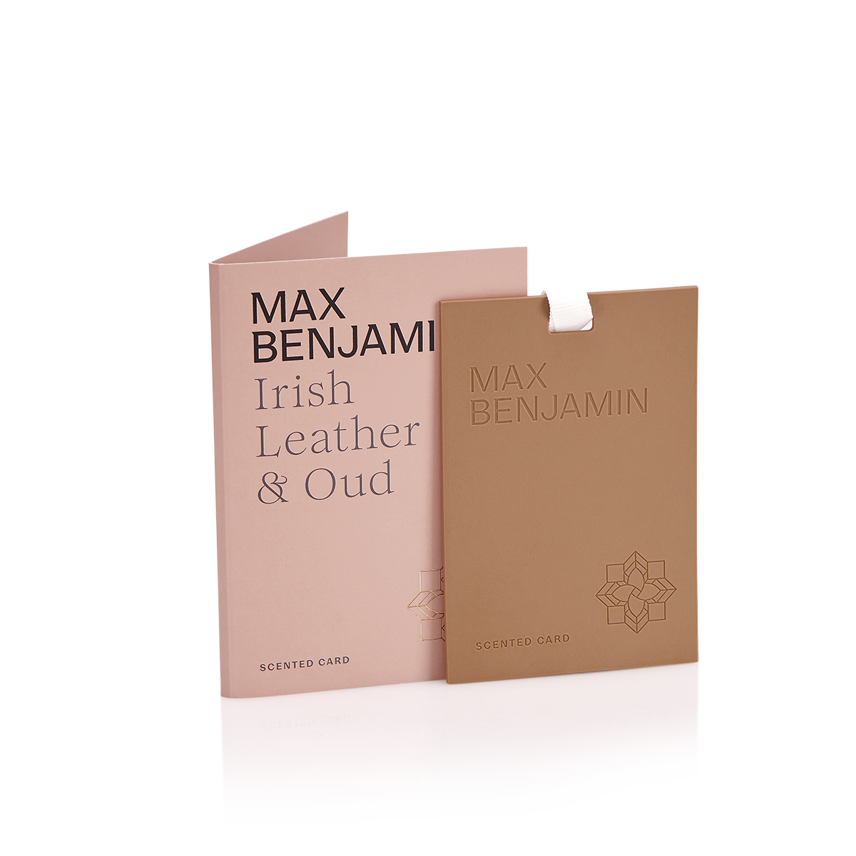 Irish Leather and oud scented card