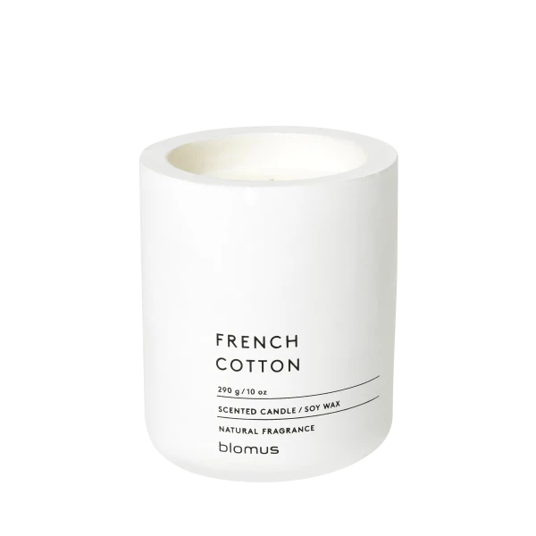 French Cotton Large Candle