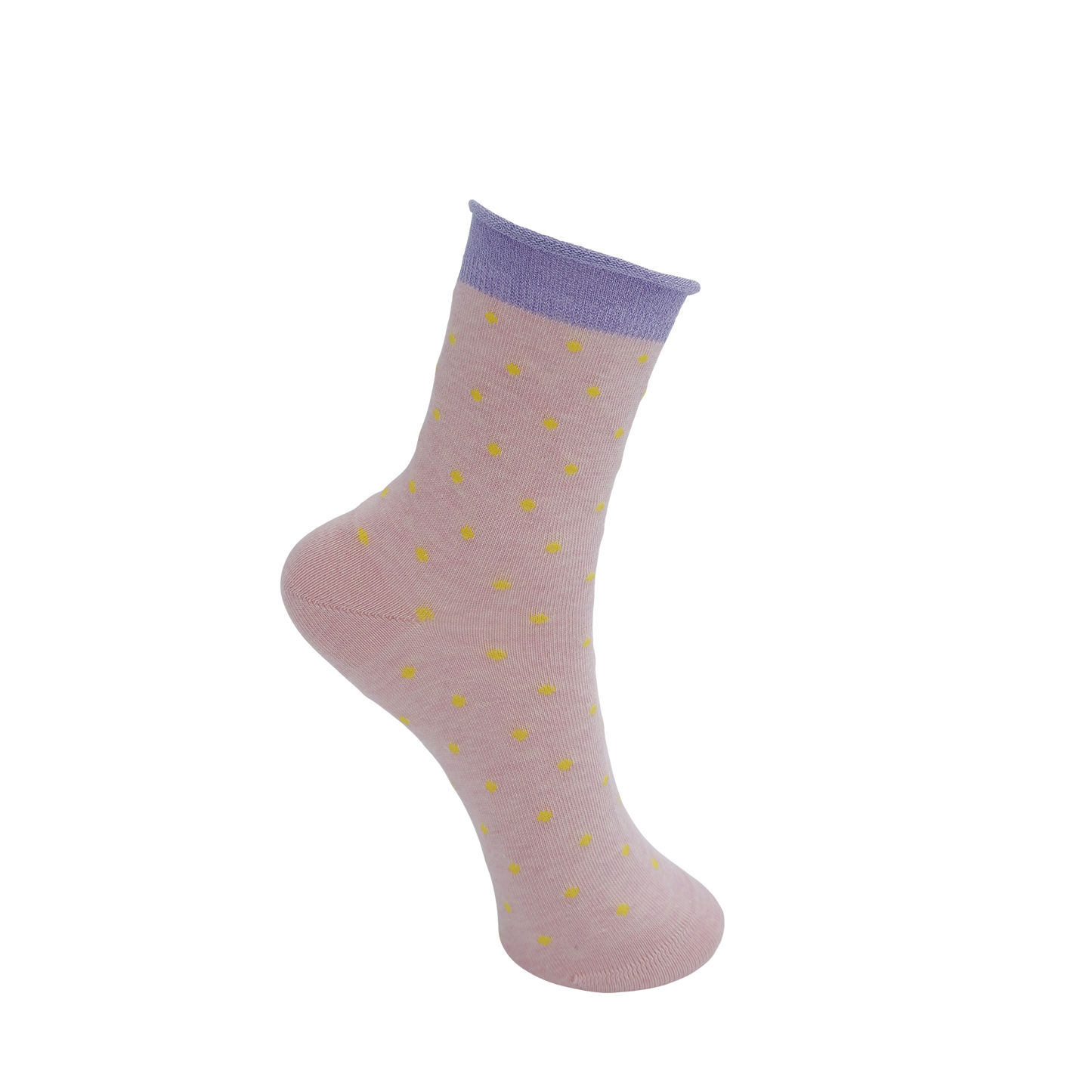 JO dotted sock, rose bloom