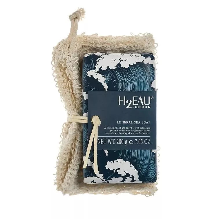 H2Eau Sea Soap with Exfoliating Mitten