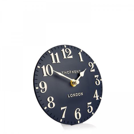 Thomas Kent 6" Arabic Mantel Clock,  Ink