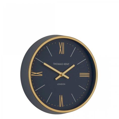 Thomas Kent 10'' Hampton Wall Clock, Navy