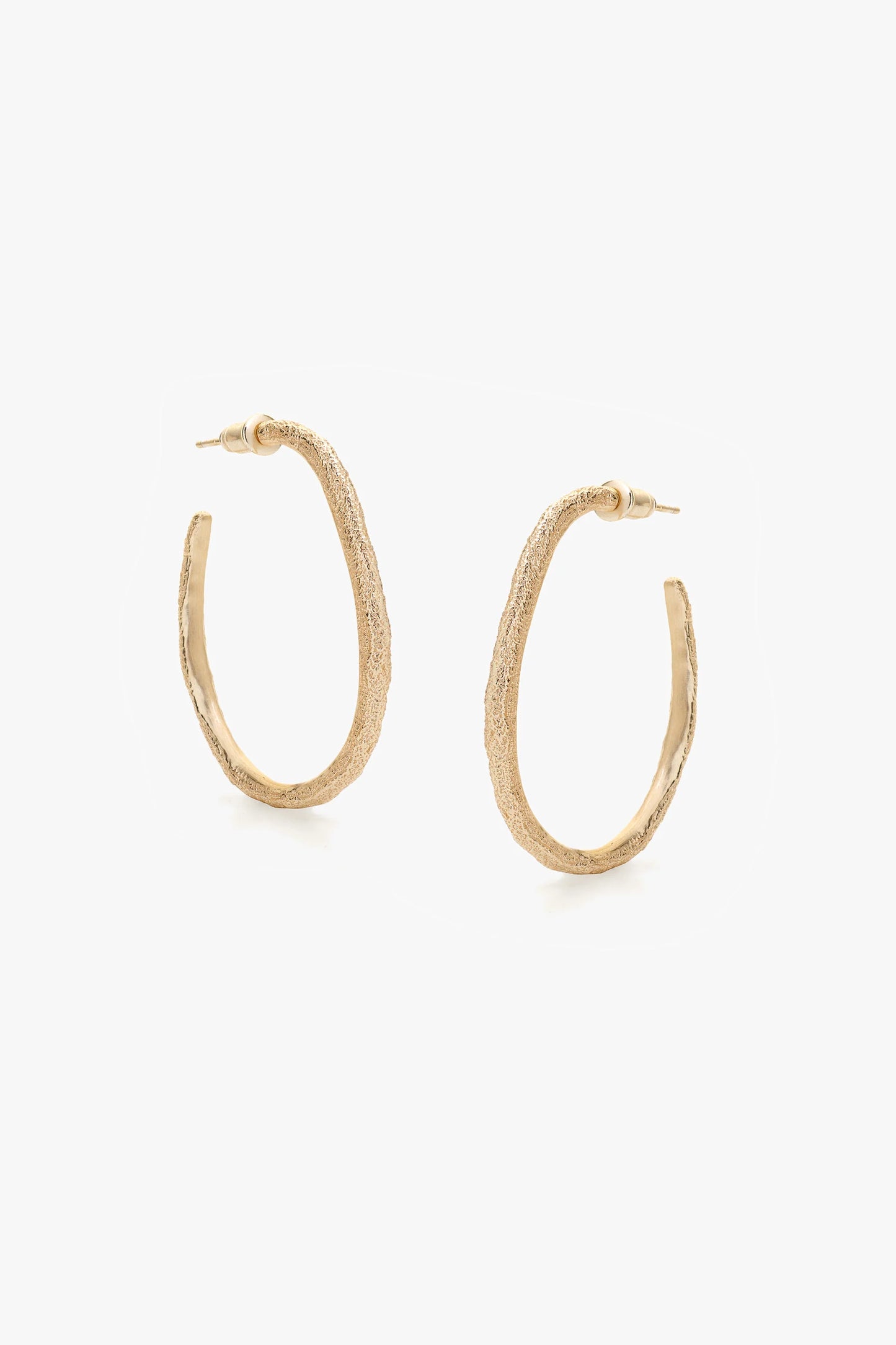 Hour Earrings, Gold Plated