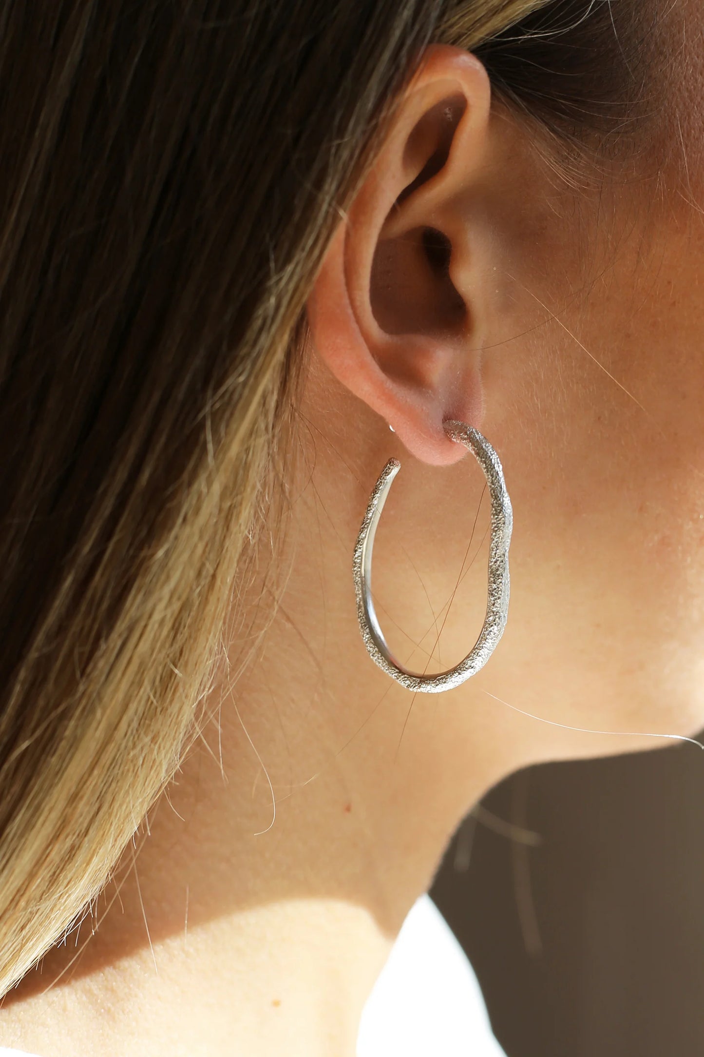 Hour Earrings Silver Plated
