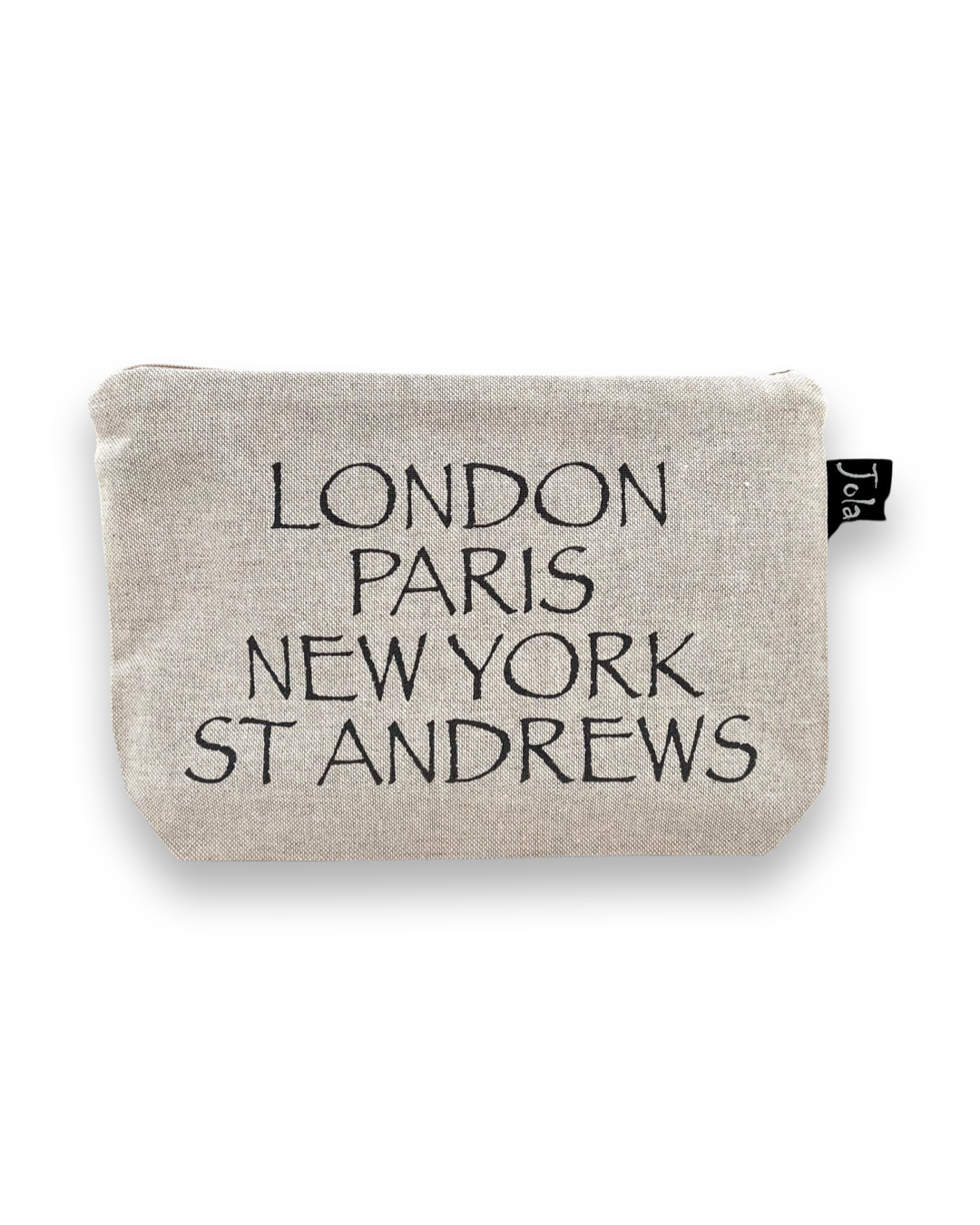 London Paris New York St Andrews Cosmetic Bag