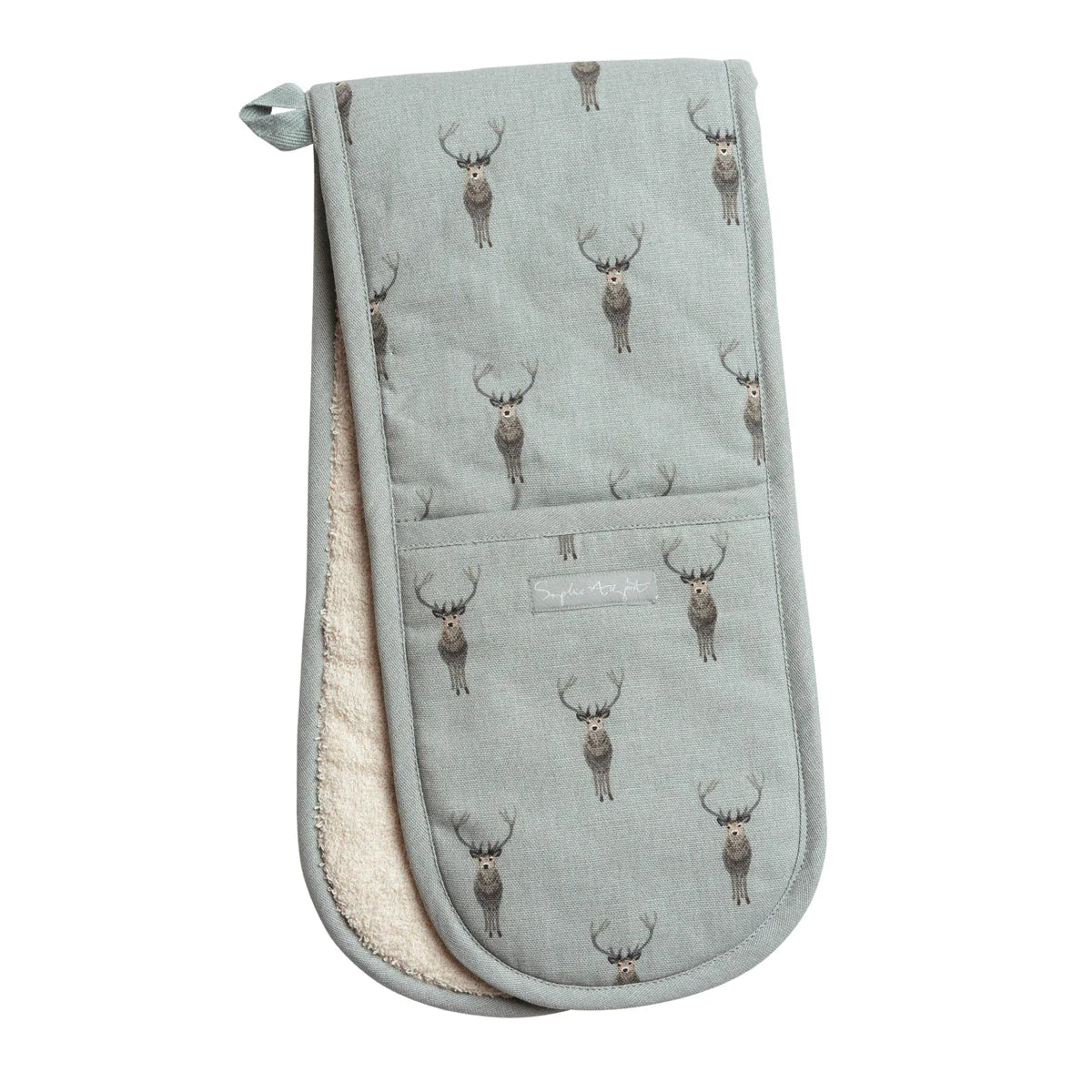 Double Oven Glove - Highland Stag