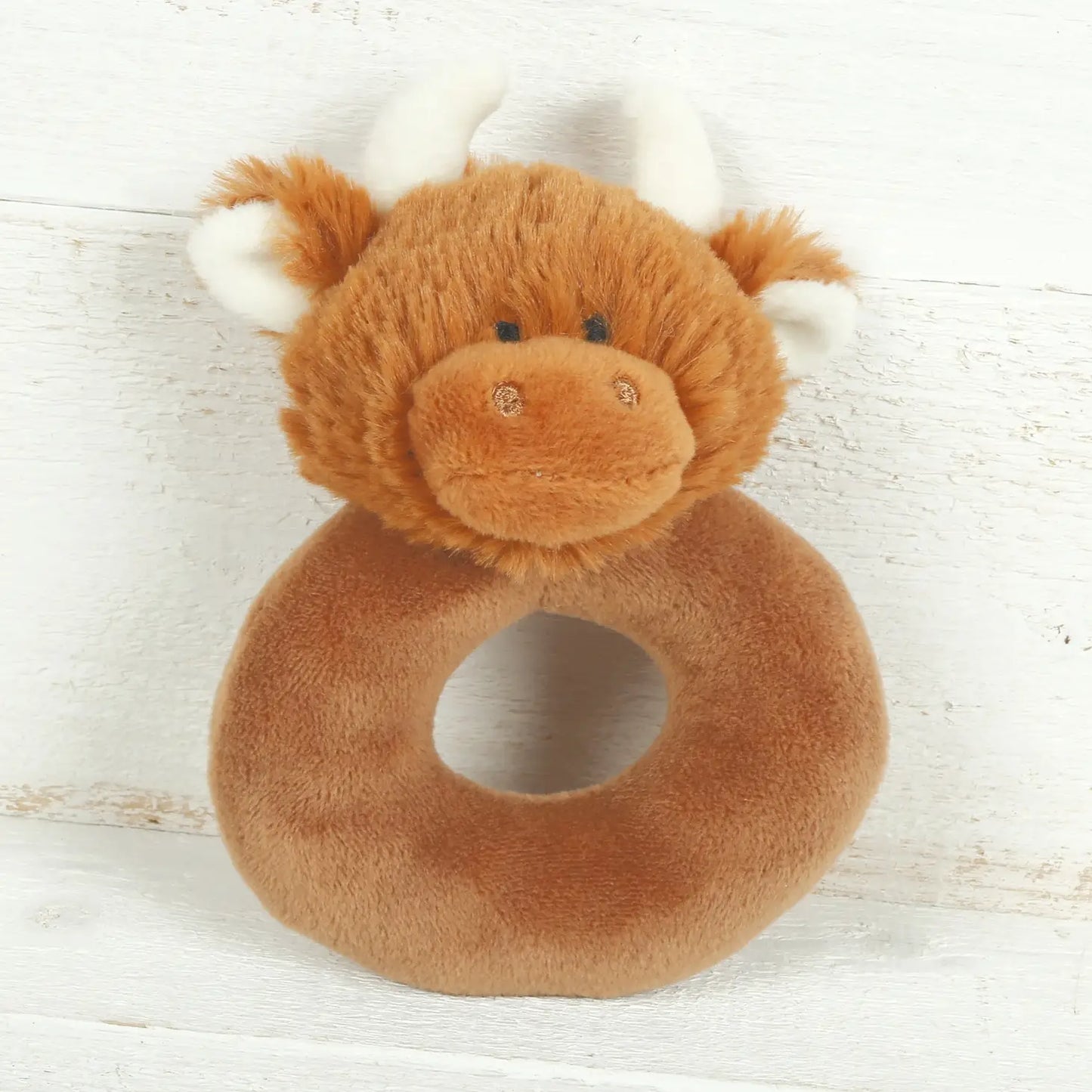 Highland Cow Rattle