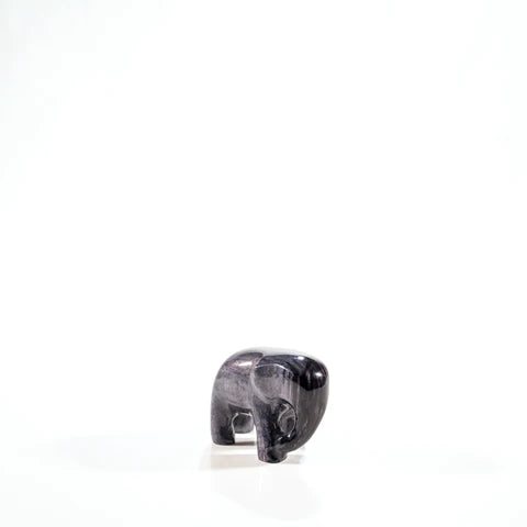 Elephant Brushed Black, Small 4 cm