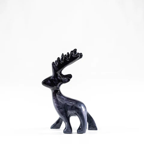 Stag Brushed Black, Medium 11 cm