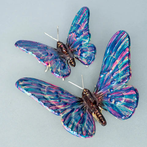 Butterfly Small, Purple or Purple Rainbow 13.5 cm