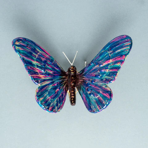 Butterfly Purple Rainbow  Large 19 cm