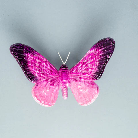 Butterfly Brushed Pink Large 19 cm