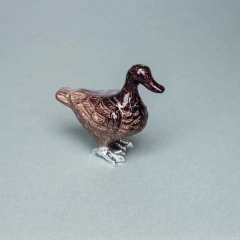 Duck Brushed Brown, Small 9 cm