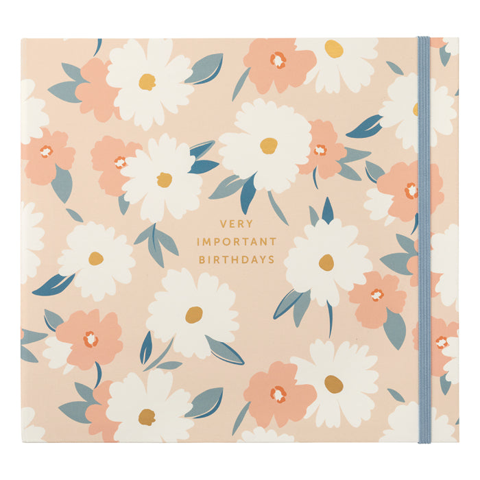 Busy B Birthday Card Book - Pink Daisy