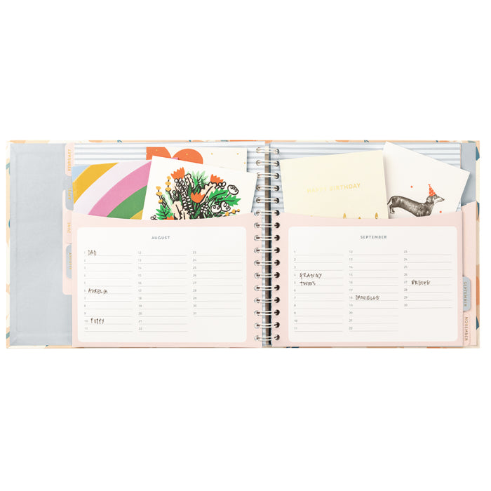 Busy B Birthday Card Book - Pink Daisy