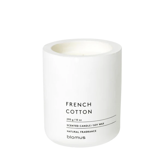 French Cotton Large Candle