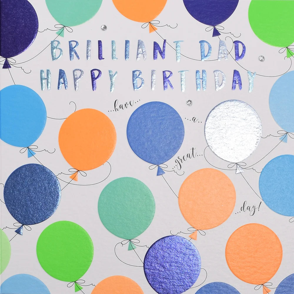 DAD HB (BALLOONS) Card