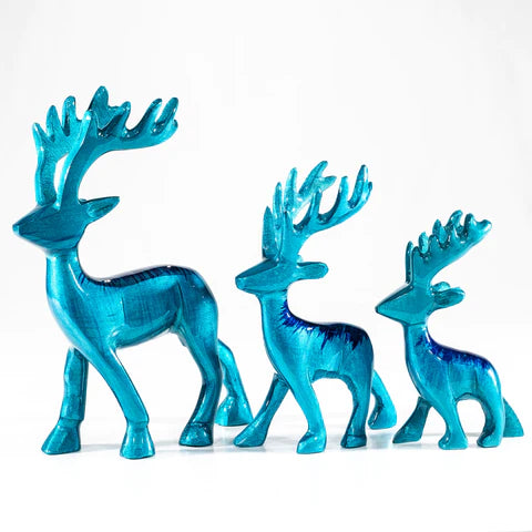 Stag Brushed Aqua, Medium 11 cm