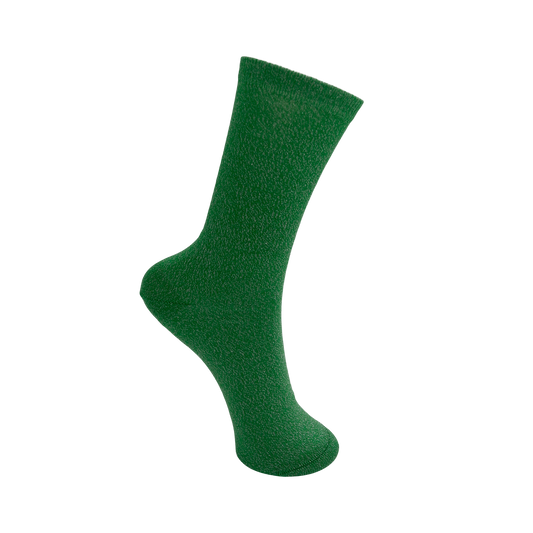 Glitter Lurex Socks,  Grass