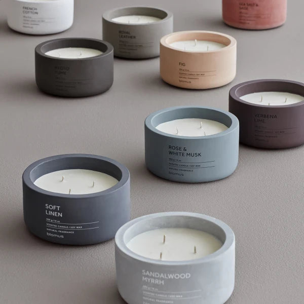 3 Wick Scented Concrete Candle