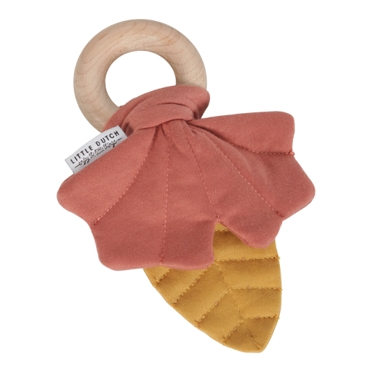 Little Dutch Crinkle toy leaves yellow/pink