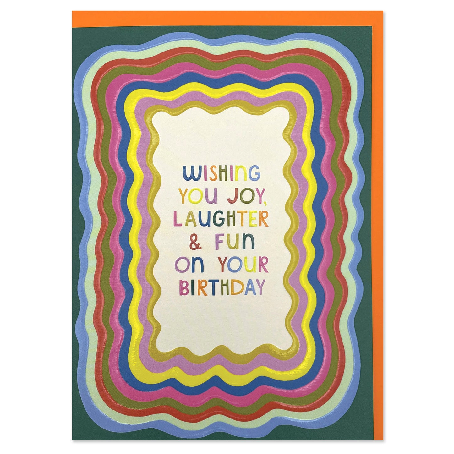 Joy, Laughter Birthday Card