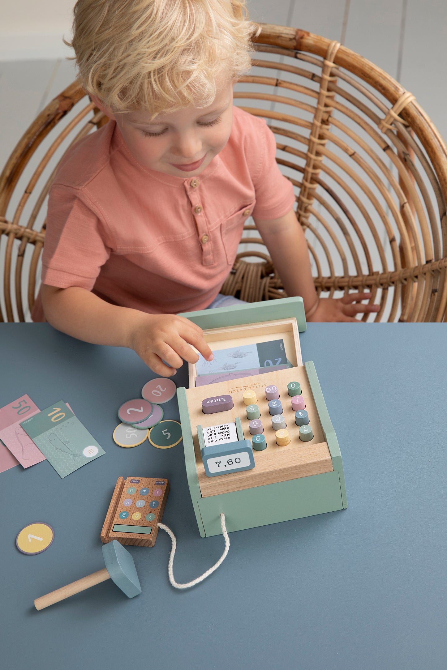 Little Dutch Wooden Toy Cash Register