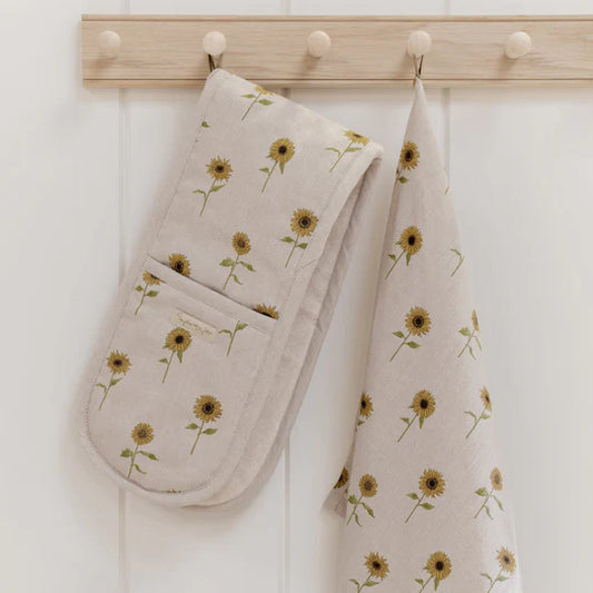 Sophie Allport Double Oven Glove Linen